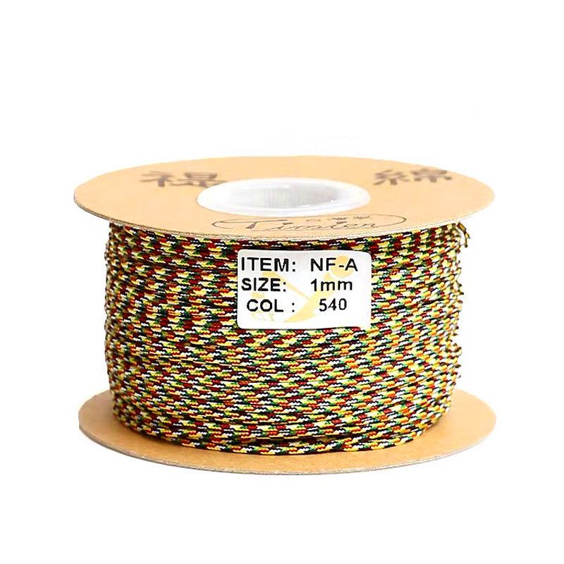 Пятицветный плетеный шнурок для браслета: Нить Ваджра из нефрита для Вэньвань, буддийских бусин, бодхи «Звезда и Луна» и бисерных нитей