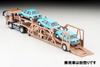 TOMYTEC Tomica Limited Vintage Neo Scale Isuzu 810EX Car Transporter ASZ022 Vehicle Transporter Finished Product 1/64 LV-N225c (Antico Trailer) Brown,