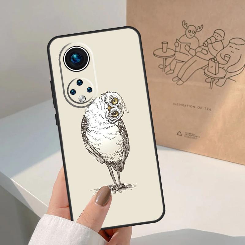 Милый Мультяшный Филин Для Honor Magic 7 Lite 5 6 8 Pro Чехол Для Honor 400 200 90 70 50 X8c X8b X9a X9b X9c X9d Win