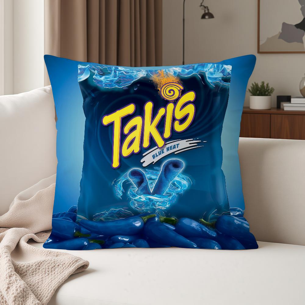 Chili Pattern TTakis Chips Pillow Case Suitable For Bedrooms Living Rooms Cars Home Decoration