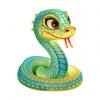 Large-Scale Light-Up Snake Lanterns - Cartoon Snake Festive Decorations for Cultural Tourism Scenic Spots & Festive Gatherings