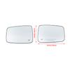 Левое/правое автомобильное зеркало заднего вида, стекло с подогревом, прозрачная боковая дверь, вид сзади для Dodge Ram 1500 2500 2009-автомобильный экстерьер