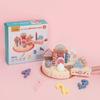Wooden Play Children Food Set Birthday Cake Accessories Imaginative Gift Fun