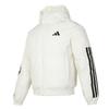 FW24 Sports Lifestyle Series Hooded Zip Logo Print Long Sleeve Down Jacket Men Jacket White JG3852