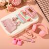 Ruokey Doll Clothes Rainbow Rabbit Costume Set 15cm/17cm Plush Toy Outfit Accessories for Dress Up and DIY