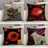 Legendary PPixiesS Cushion Cover Breathable and skinfriendly linen pillowcase square removable and washable cushion