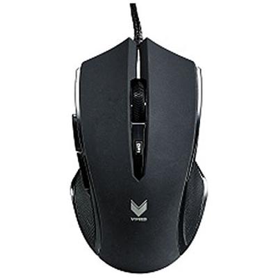 UNIQ Проводная оптическая игровая мышь rapoo серии V20 V20BL [USB 190см, Win] (6 кнопок, черный)