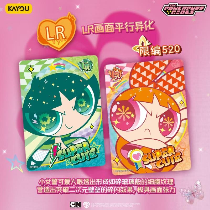 Genuine The Powerpuff Girls Card X Element Package Animation Cartoon Collection Card Peripheral Toy Gifts