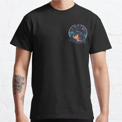 Футболка с принтом Celestial Cat The Cosmic Guardian размера плюс S-3XL, мужские топы, модная одежда, футболки