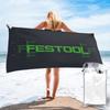 Festool Полотенце для пляжа с электроинструментом Мягкая микрофибра Быстросохнущее Впитывающее Быстрые полотенца для плавания