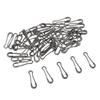 50 Pieces Fishing Quick Change Snaps Swivels Baits Lures Clip Link Carp Tackle