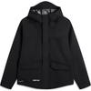 Li Ning Basketball Series Sports Casual Solid Color Loose Windbreaker Men Outerwear Black AFDU493-1