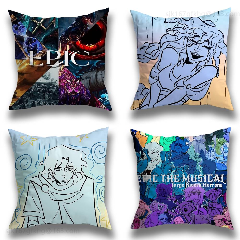 Подушка с принтом E-Epic The Musical, декоративная, в повседневном стиле, подходит для домашнего декора (исключая наполнитель)