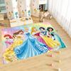 Cute cartoon rug with princess anime pattern, non-slip, machine washable, suitable for living room, bedroom, and home use.-22