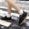 Internet Celebrity Cotton Shoes Lazy Pedal 2025 Autumn and Winter Velvet Women's Shoes Low-top Indoor Beanie Shoes Casual Snow Boots