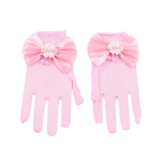 Короткие перчатки для маленьких девочек 45755 лет Чаепитие Свадьба