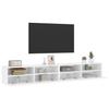 Vidaxl Ścienne Szafki Tv, 2 Szt., Białe, 100X30X30 Cm