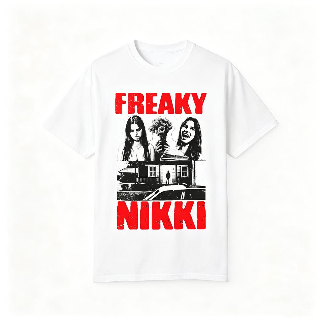 Freaky Nikki Obsession 2026 Inspired Shirt Horror Rounisexce Movie Tee 2026 Summer New Unisex Unisex Cotton Breathable Tshirt Y2k