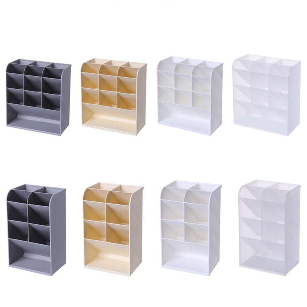 9/13 Grids Desktop Storage Box Oblique Insertion Cosmetics Storage Box Oblique Pen Holder  Home