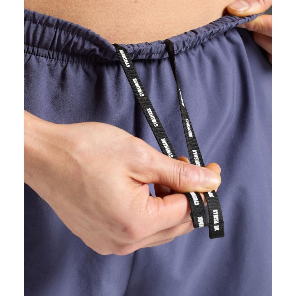 Gymshark Прибытие 7 Шорты Утяжеленные Фиолетовые A2a1l Pb7p