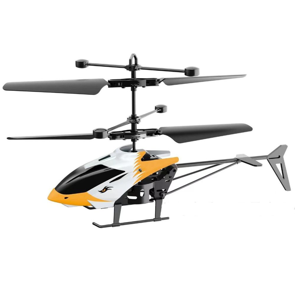 Plastic RC Helicopters White Yellow Black Drone Mini Remote Control Plane  Kids Adults