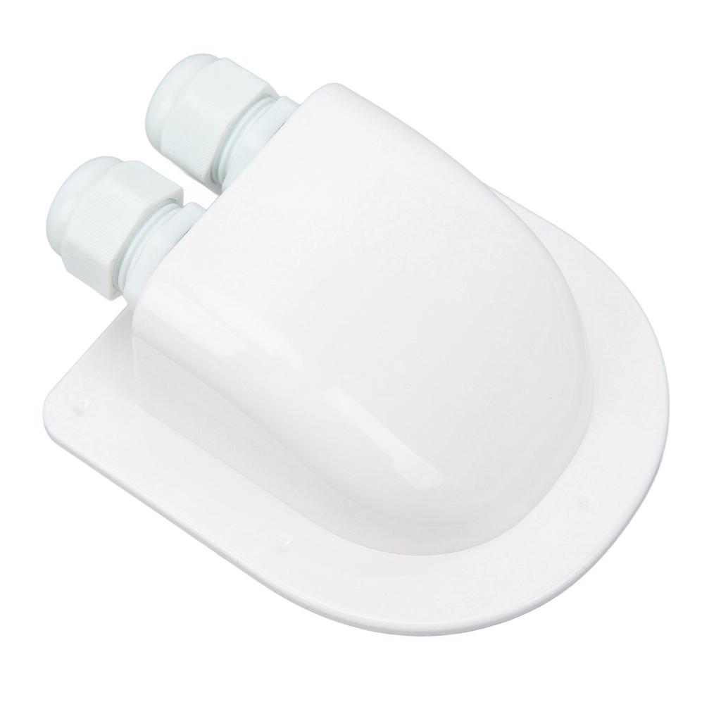 Cable Entry Gland Box IP68 Waterproof Weather Resistant Dual Cable Entry Housing for RV Roof Boat Yacht