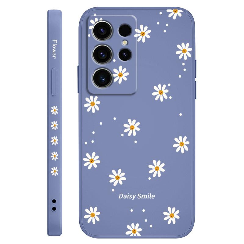 Чехол с ромашкой для Samsung Galaxy S25 S24 S23 S22 S21 S20 S10 S10E Ultra Plus FE Note 20 Ultra Plus