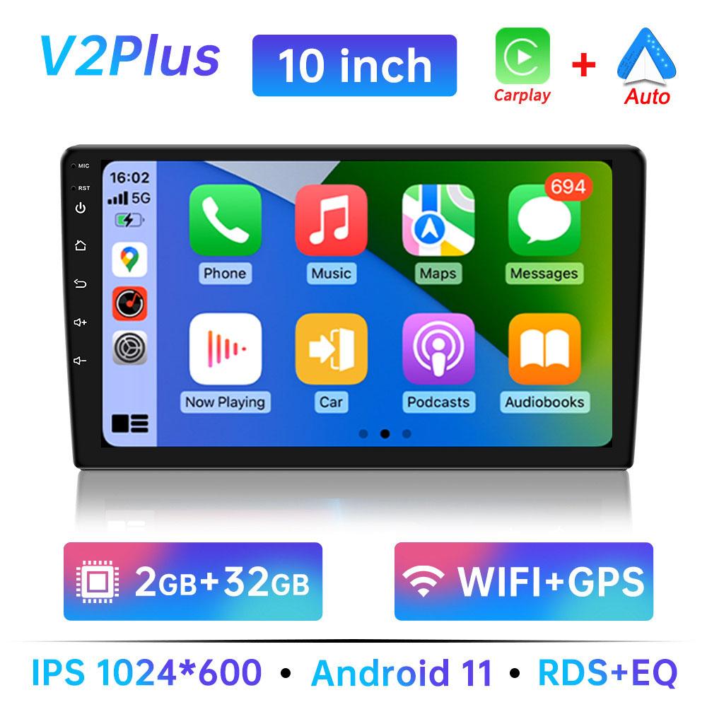 2 Din Car Android 7 9 10 дюймов Автомобильный Радио Мультимедиа Видео Плеер 2Din Навигация GPS FM для Nissan Kia Honda VW Hyundai Toyota