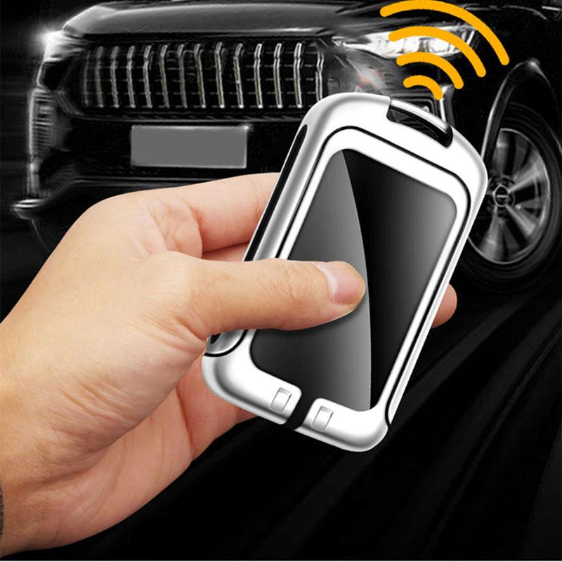 Suitable for Volvo XC60 zinc alloy car key bag cover remote control protective cover special key chain shell accessories