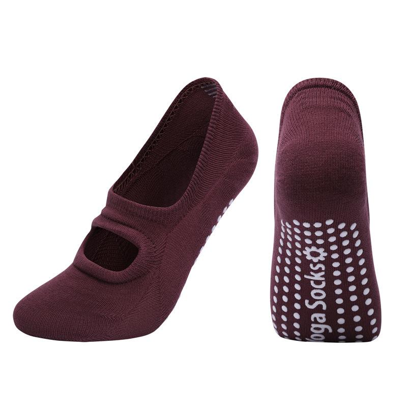 Силиконовые противоскользящие носки с открытой спиной для йоги европейского стандарта 35-42, женские профессиональные носки для пилатеса, домашние танцы, балет, тренажерный зал, фитнес, спортивные носки