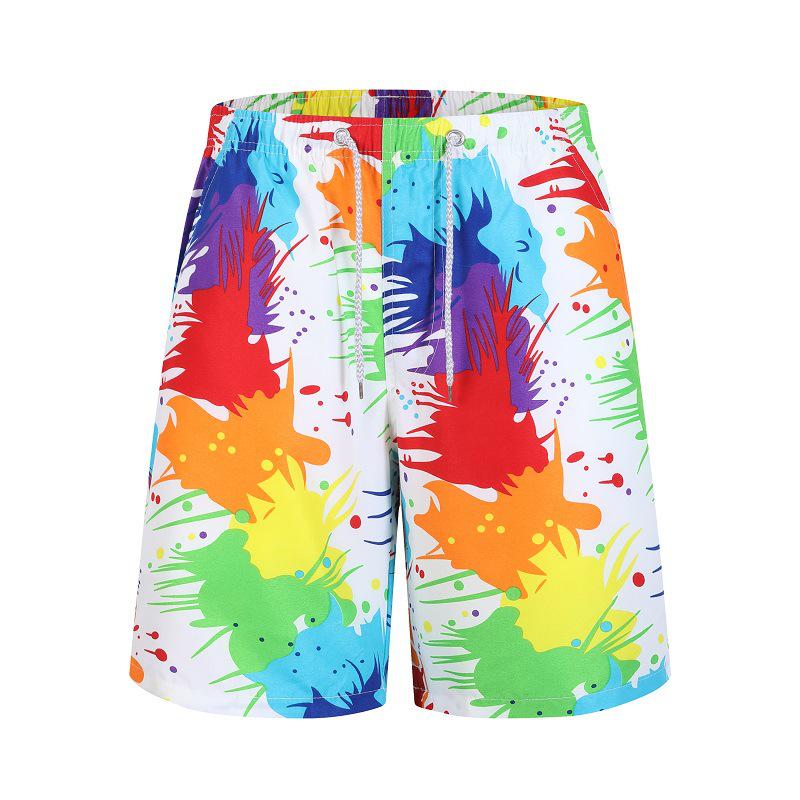 Unisex Outdoor Beach Pants - Couple's Casual Loose-Fit Five-Point Shorts