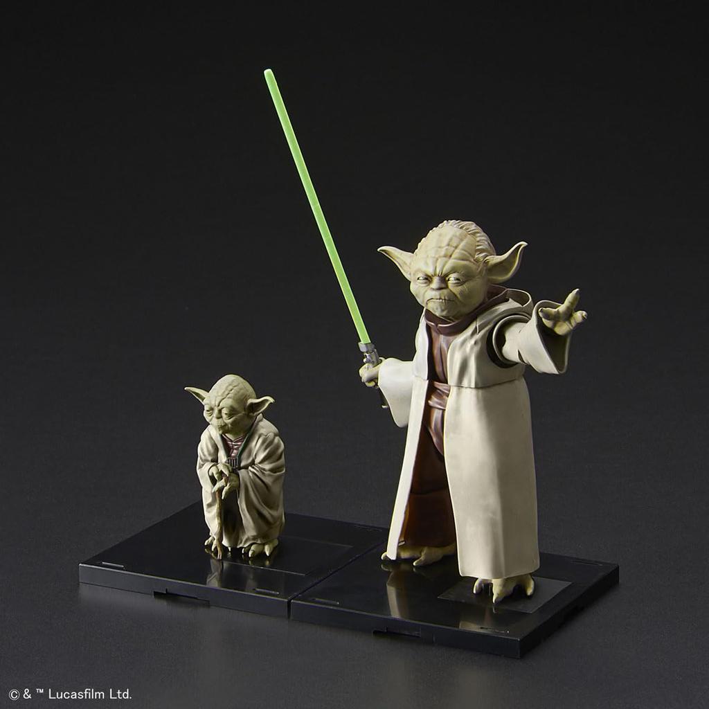 BANDAI SPIRITS Пластиковая модель Йоды из Звездных Войн 1/6 с цветовой кодировкой (новая версия)