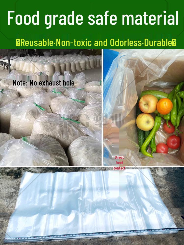 Large White Thickened Soybean Dregs Fermentation & Compost Bag for Silage and Chicken Manure