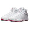 Air Jordan 6 Rings White Mystic Hibiscus Men Sneakers Pure-Platinum 322992-116