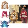 Mickey Mouse Cartoon Plush Backpack With Adjustable Straps For School And Travel