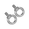 2Pcs Stainless Steel Lifting Ring Eye Bolt Heavy Duty Marine Grade Ring Screw BoltsM16