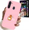 Etui Do Samsung Galaxy A21 - Śmieszne Wzory I Love You Piesek Obudowa