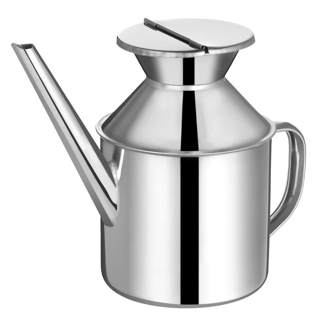 Диспенсер для масла из нержавеющей стали Контейнер для оливкового масла Кухонная емкость для растительного масла Емкость для сбора жира Контейнер для хранения масла Инструменты для приправ