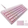Elecom VK300S Wired Gaming Neo Clutch Silver Speed USB Pink V-custom Keyboard, RGB, Tenkeyless, 65% Size, Mechanical, Keycaps, Switches, Linear, Port,