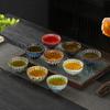 Tea cup kiln change nine cups tea cup kung fu tea set household ceramic gift tea cup Tianmu master cup hat-shaped cup