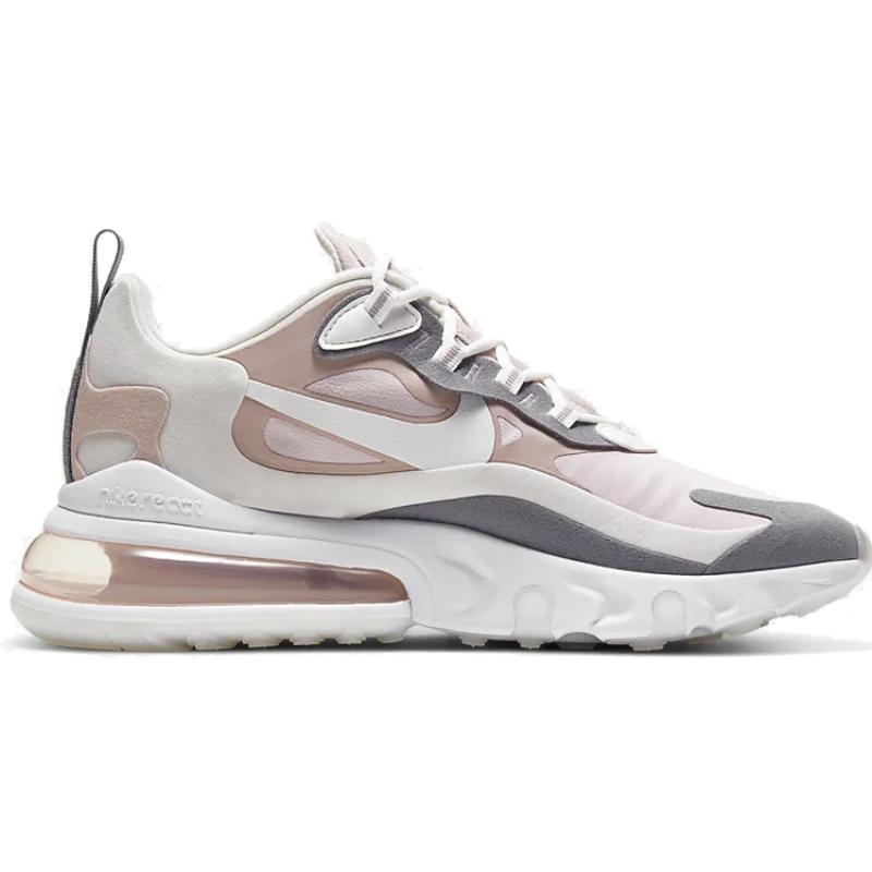 Nike Женские кроссовки Air Max 270 React Plum Chalk Stone Mauve Повседневная обувь CI3899-500
