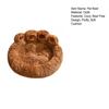 Dogs Fuzzy Nest Bed Cute Bear Paw Design Cat Sofa Bed Soft Fluffy Cushion Plush Cozy Pet Sleeping Bed for Small Medium Large Dogs And Cats