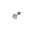 Серьги Niche Mini Opal Dragon Claw из титана: Уникальные костяные штифты с винтовой конструкцией