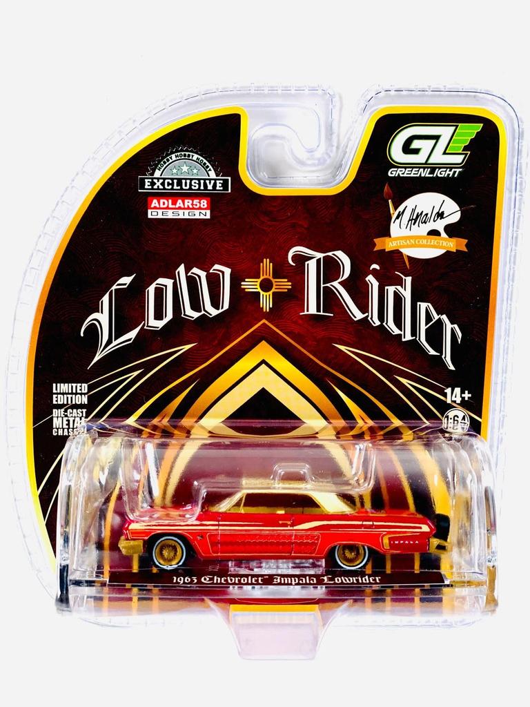 Greenlight 1/64 Chevrolet Impala Лоурайдер 1963 Специальный Майкла Джеррарда
