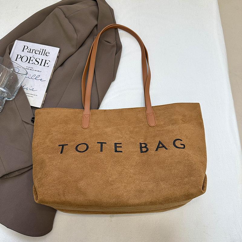 Large Capacity Tote Bag 2025 Autumn/Winter New Commuter Single Shoulder Underarm Bag Premium Texture Tote Bag