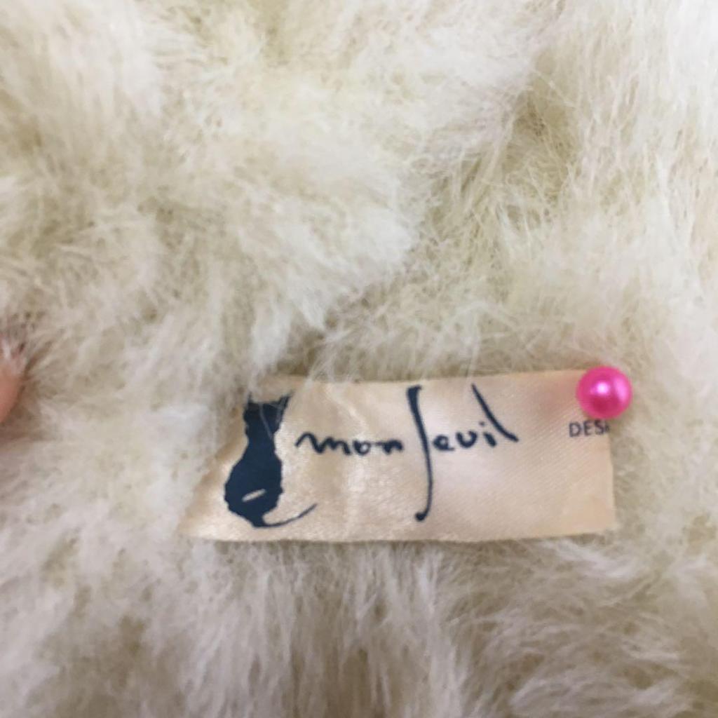 [USED] White Teddy Bear - Polar Bear Plush Toy by MON SEUIL