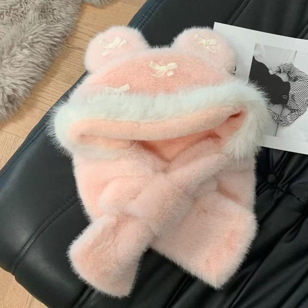 Защита слуха Шапка-ушанка с защитой слуха Утолщенная шапка Лей Фэн Балаклава Женская/Для девочек