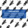 Xislet 120pcs Plastic Fender Clips Body Rivets for UTV ATV Motorcycle Sport Bike Push