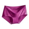 Women's Fashion Seamless Elastic Underwear Breathable Quick-Dry Ice Silk Panties Briefs Comfy High Quality