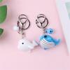 Backpack Pendant Bag Charm Keys Holder Bag Pendant Resin Car Key Ring Dolphin Blue Whale Keychain